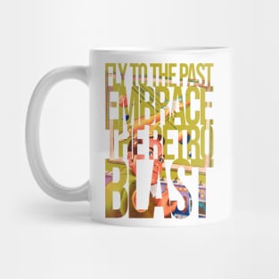 Rocket Fly To The Past, Embrace The Retro Blast Mug